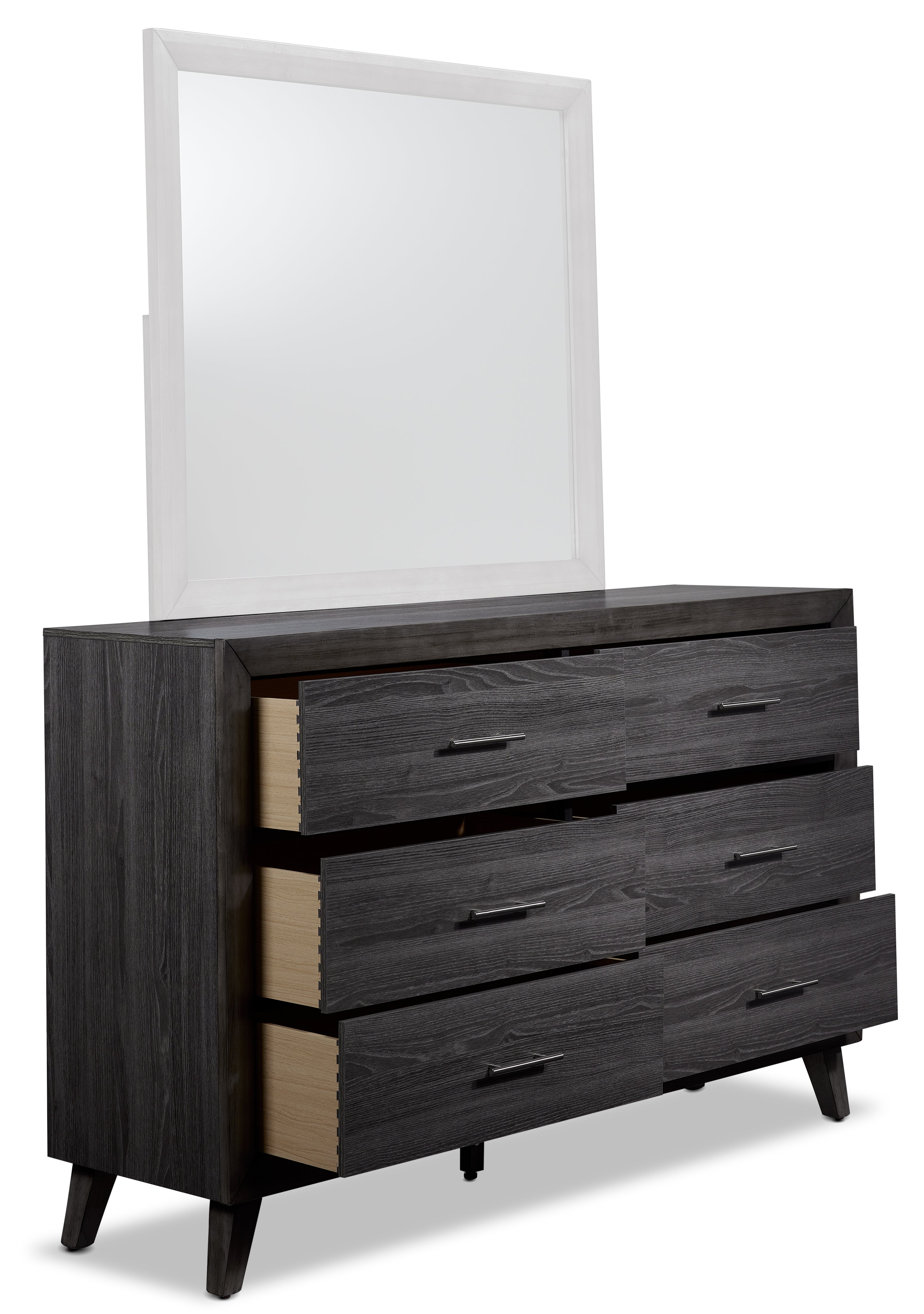 Miller 6-Drawer Dresser - Grey