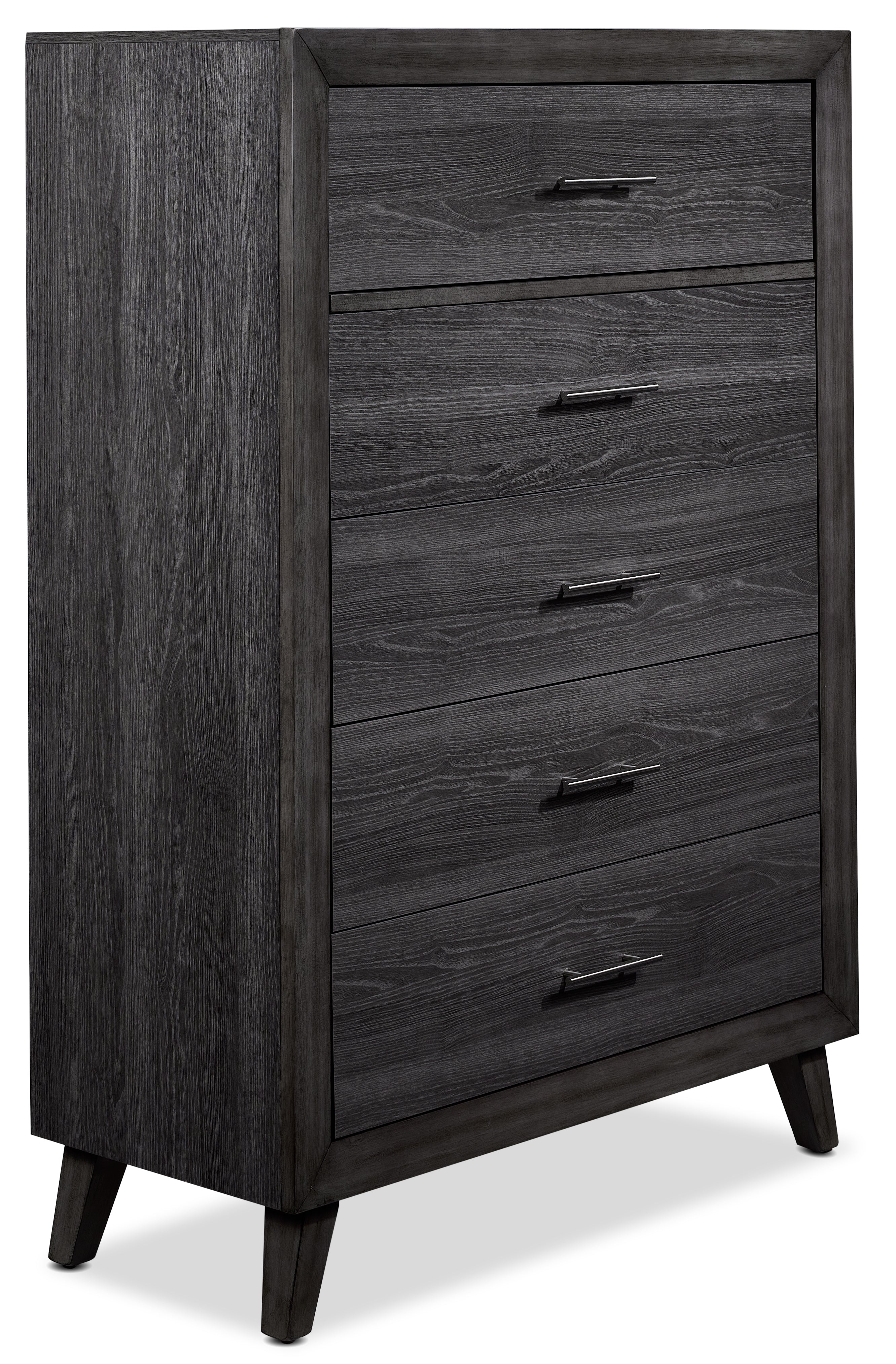 Miller 5-Drawer Chest - Grey