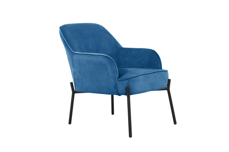 Navy and white hot sale armchair
