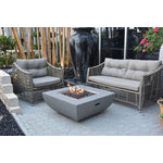Bromo Concrete Lava Stone Fire Pit (Modeno) – Propane