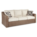 Beachcroft - Outdoor Sofa - Beige, Brown