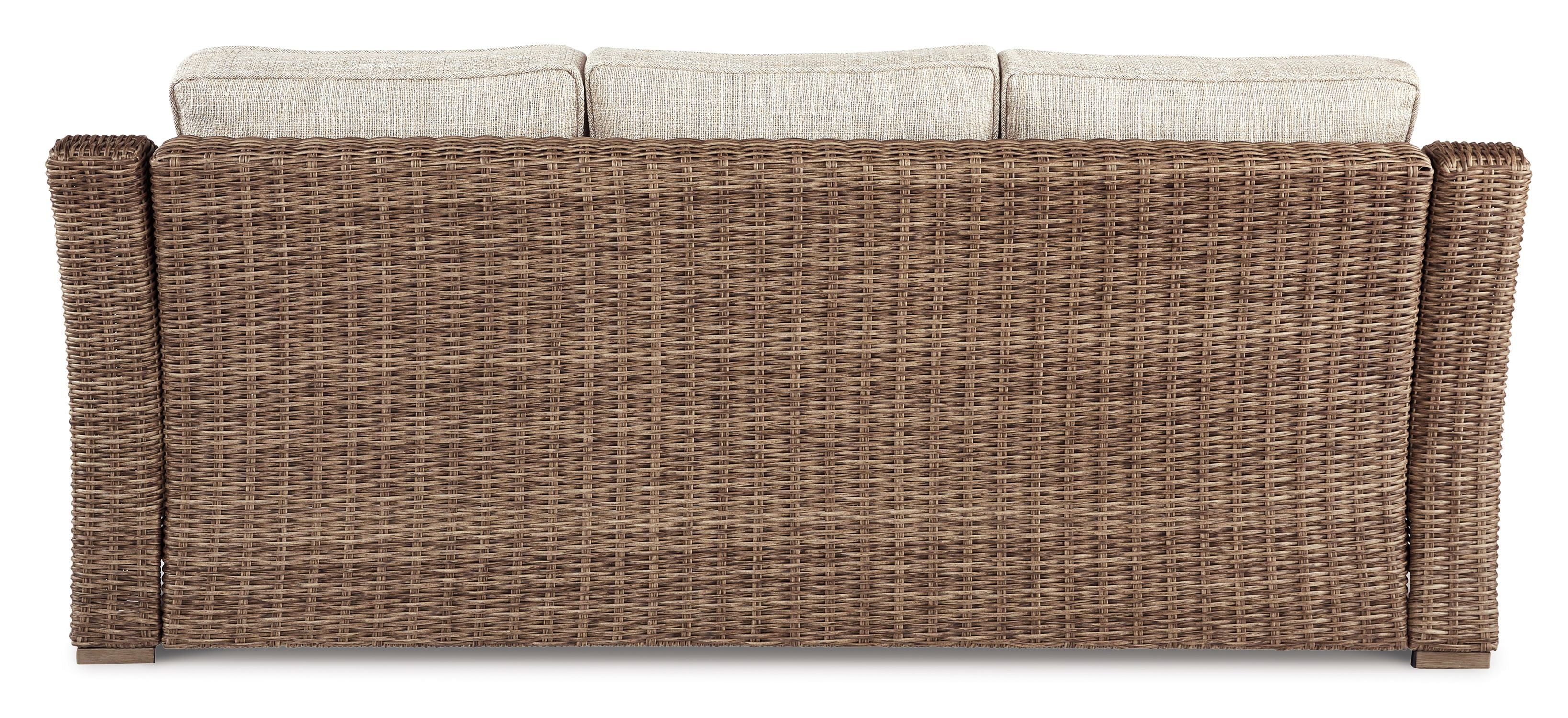 Beachcroft - Outdoor Sofa - Beige, Brown