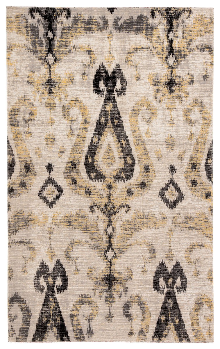 Mikras XIV Area Rug - 8'10" X 12' - Grey/Yellow