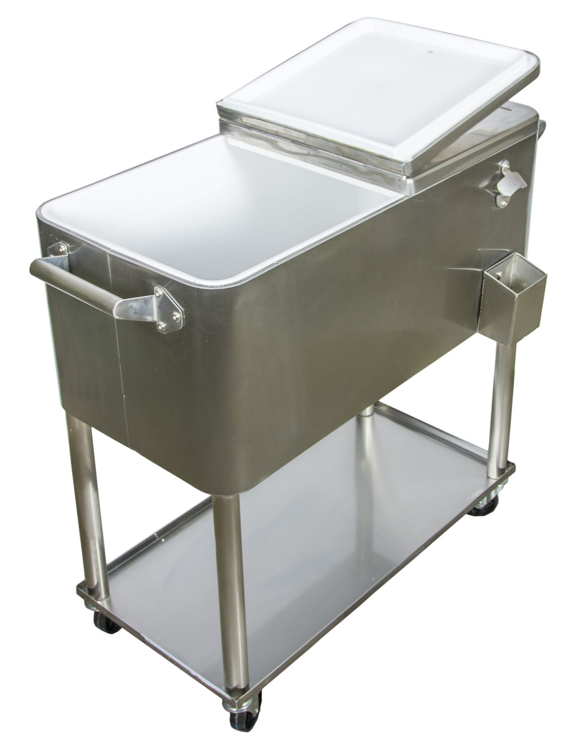 Permasteel 80QT Stainless Steel Patio Cooler