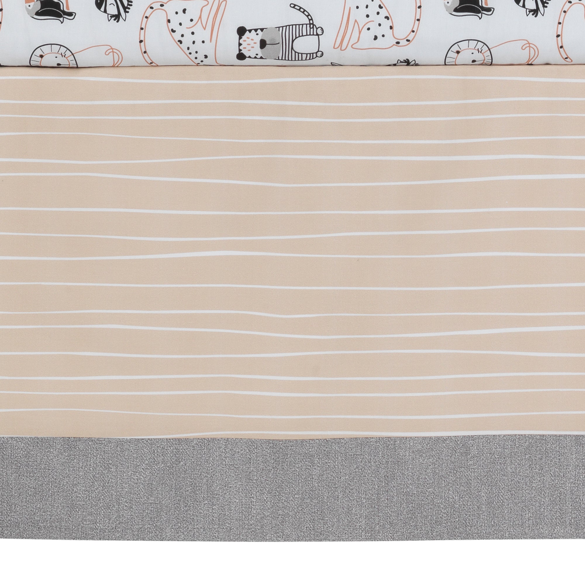 Patchwork Jungle 4-Piece Bedding Set