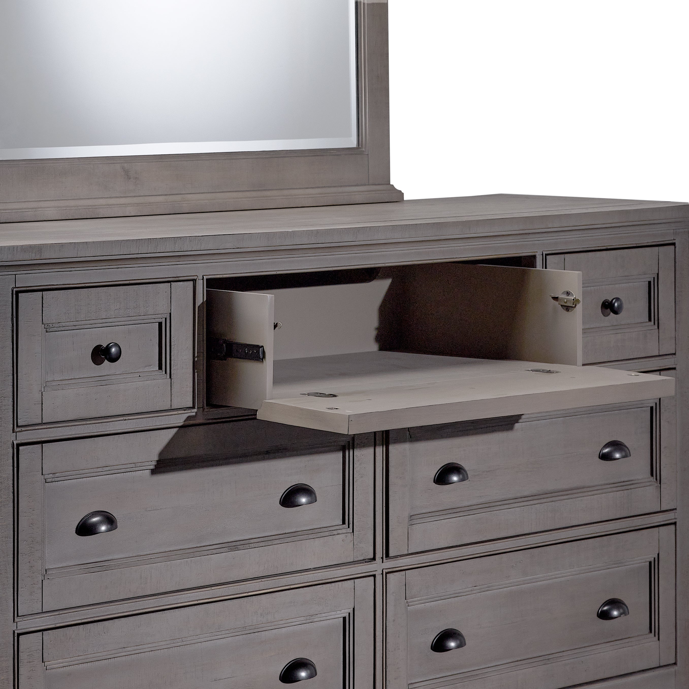 Paxton Mirror - Dovetail Grey
