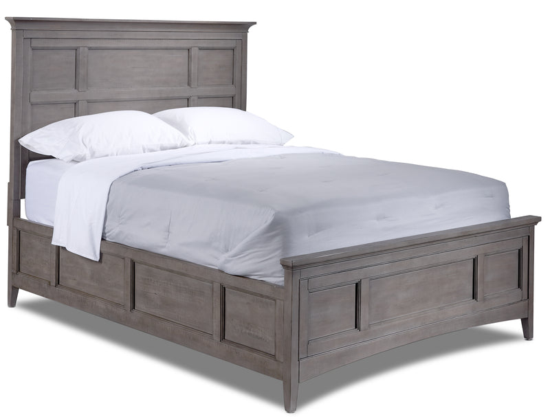 Paxton 3 Piece King Bed Dovetail Grey Leon s