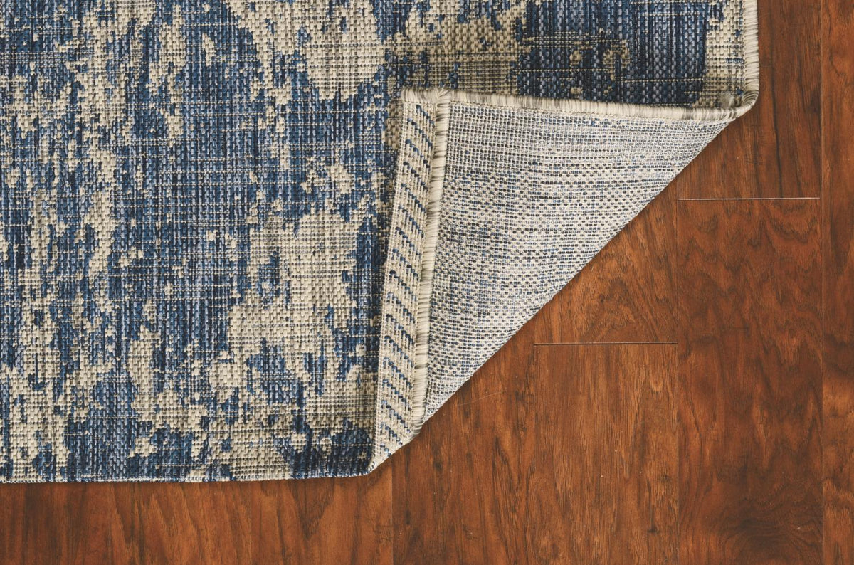 Parma VI 7'10" x 10'10" - Grey/Denim Area Rug