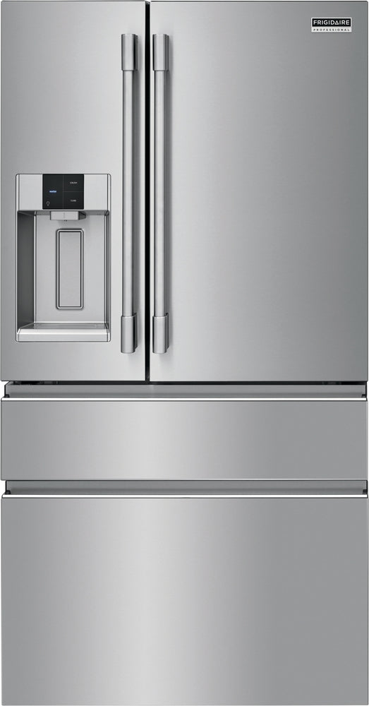 Frigidaire Professional 36" 21.8 Cu. Ft. Stainless Steel Counter-Depth 4-Door French Door Refrigerator - PRMC2285AF