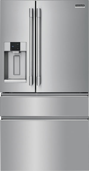 Frigidaire Professional 36" 21.8 Cu. Ft. Stainless Steel Counter-Depth 4-Door French Door Refrigerator - PRMC2285AF