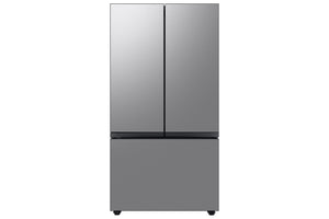 Samsung BESPOKE 36" 23.9 Cu. Ft. Stainless Steel Counter-Depth French Door Refrigerator with Beverage Center - RF24BB6600QLAA