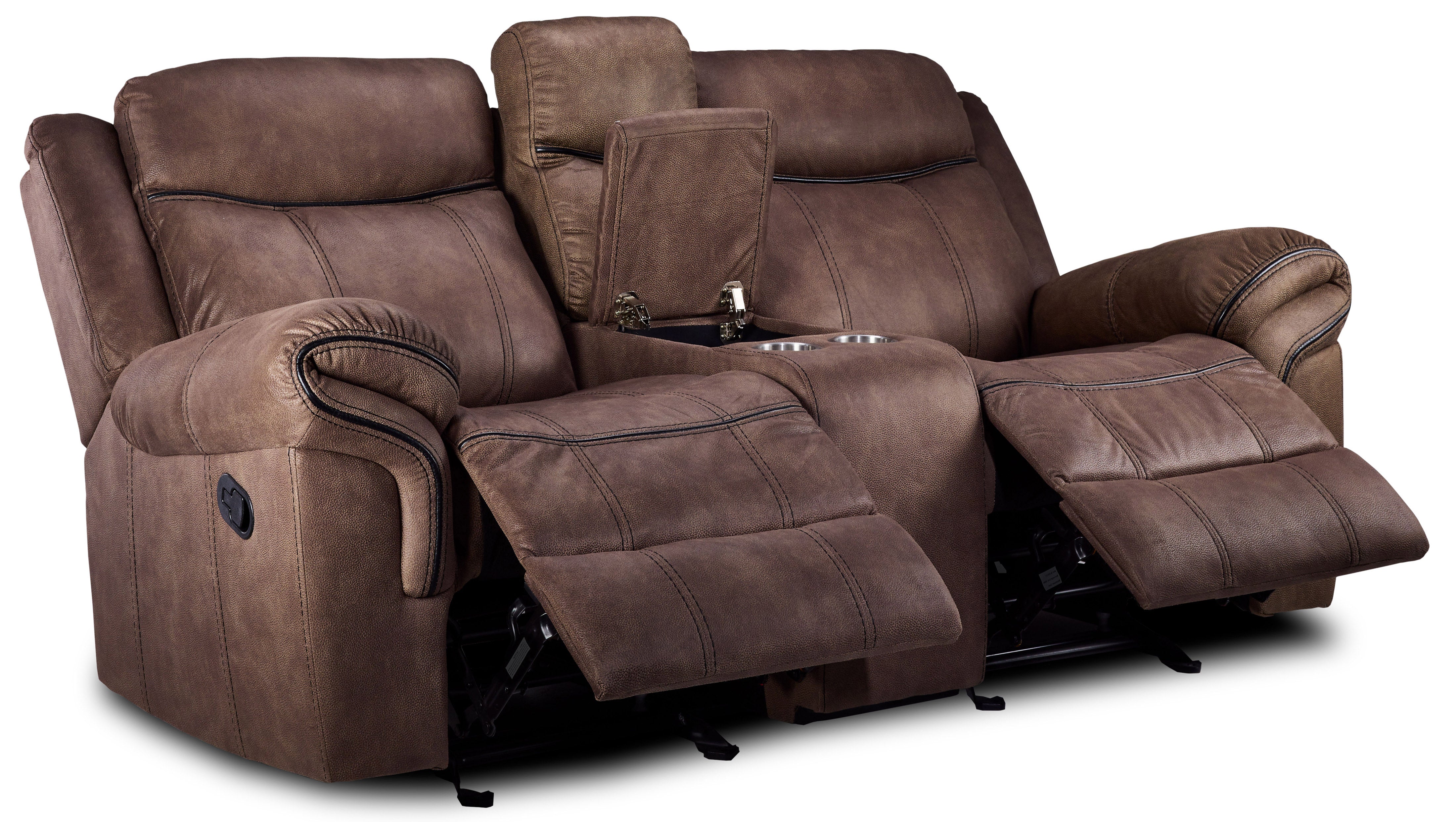 Roblin Reclining Loveseat - Light Brown