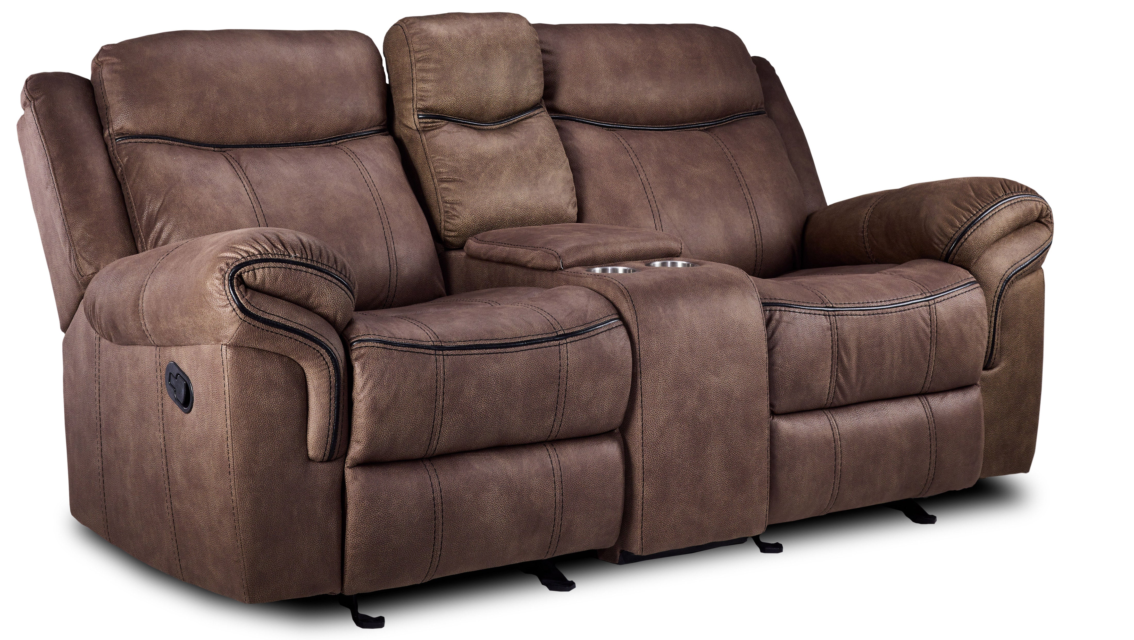 Roblin Reclining Loveseat - Light Brown