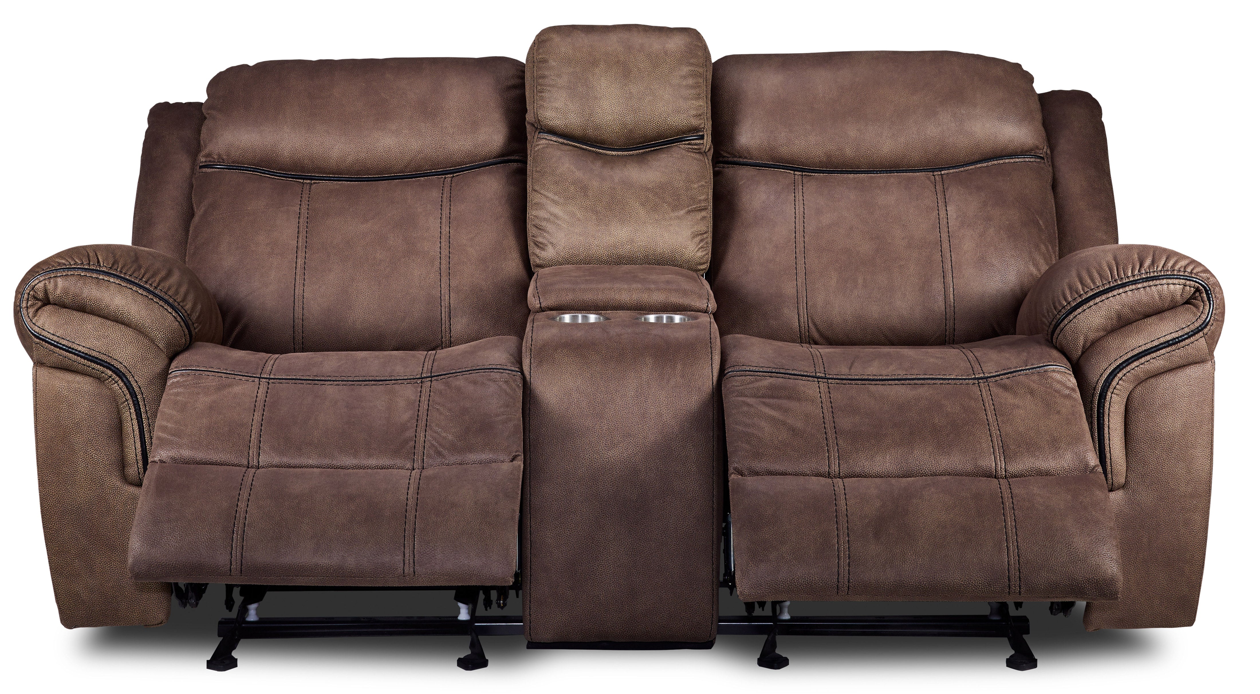 Roblin Reclining Loveseat - Light Brown