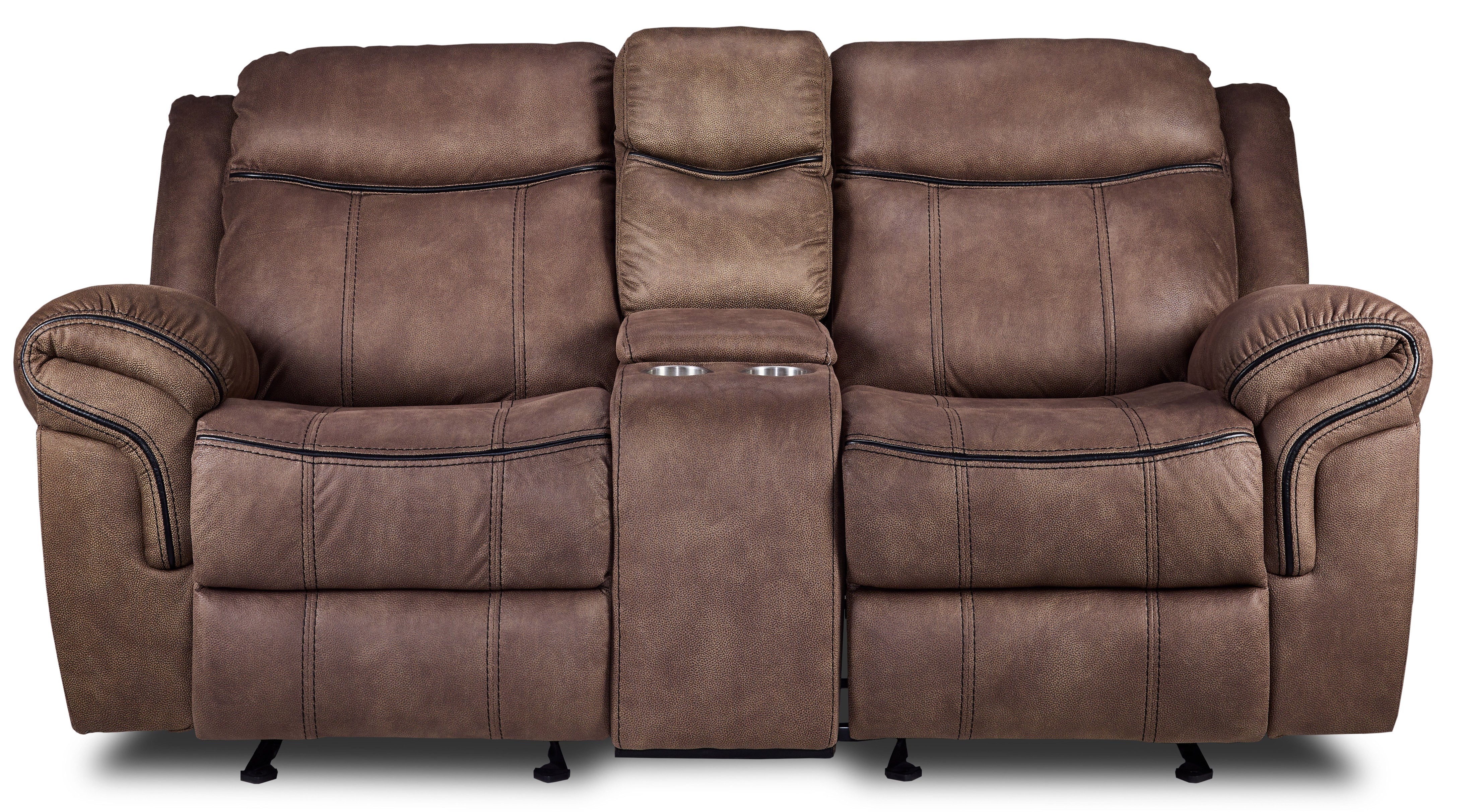 Roblin Reclining Loveseat - Light Brown