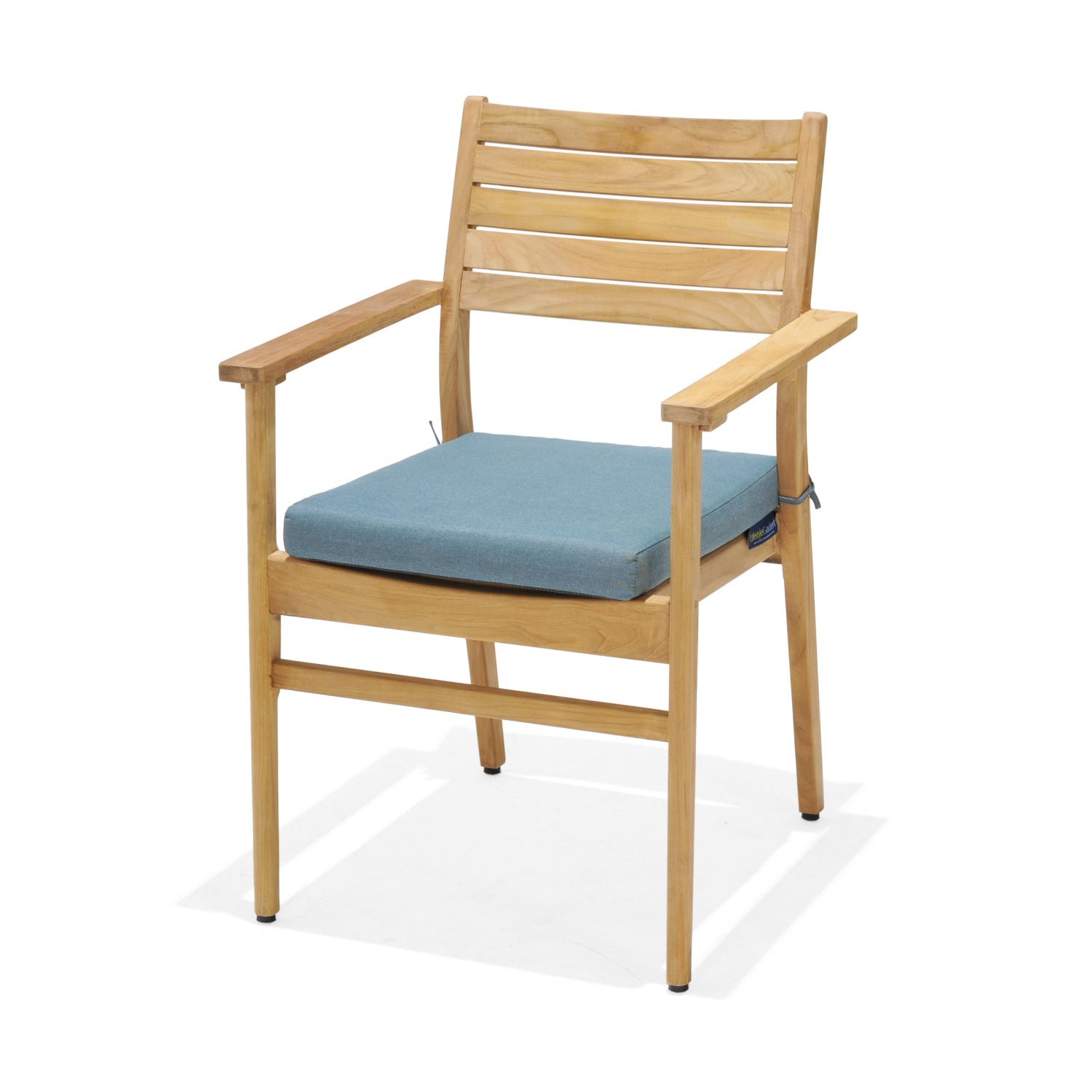Bandrele Teak Outdoor 7-Piece Dining Package - Green/Natural