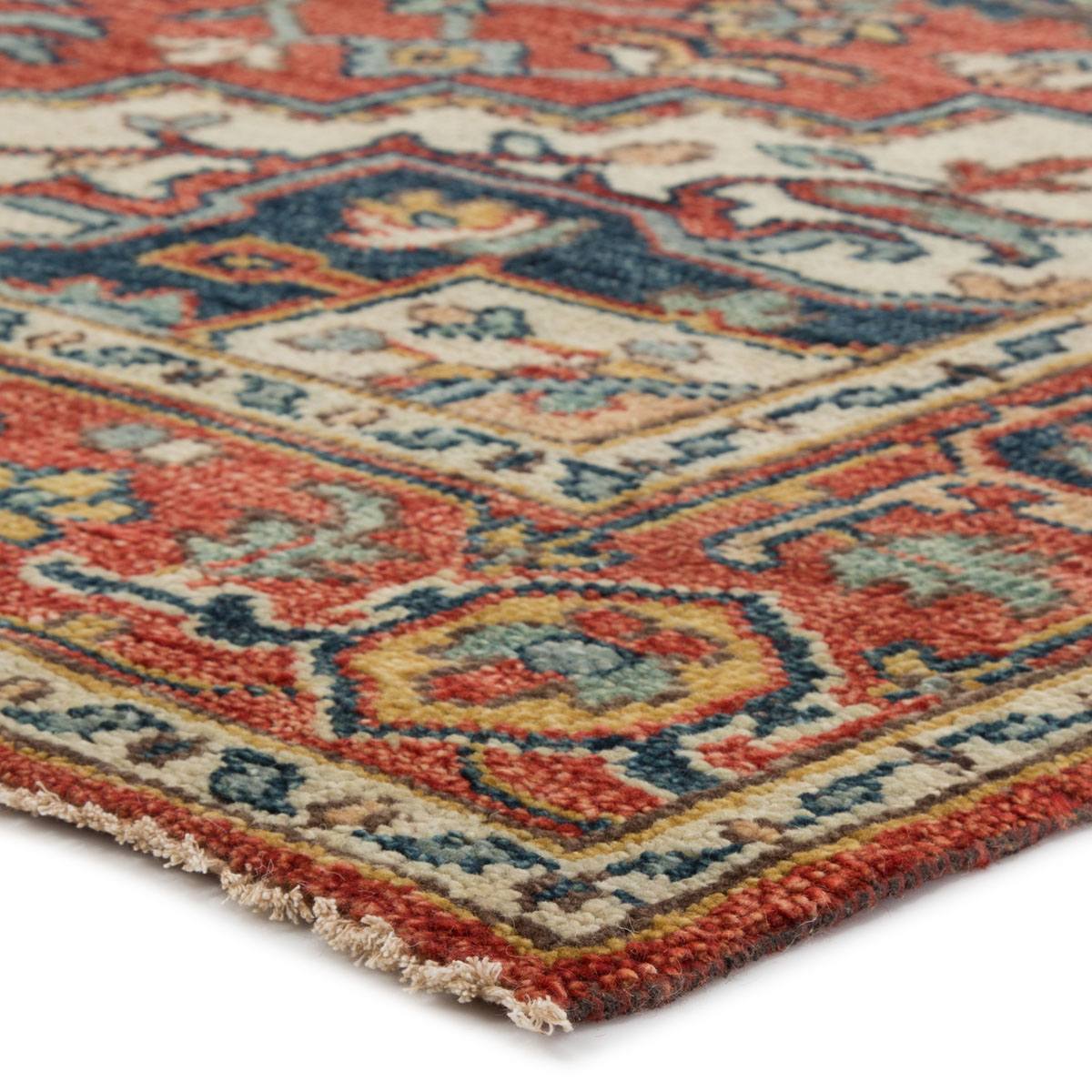 Skalkota VIII Area Rug - 10' X 14' - Red/Multi