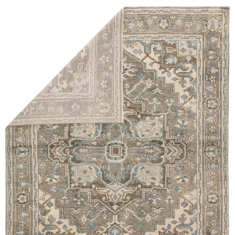 Skalkota III Area Rug 10' X 14' Grey/Blue Leon's