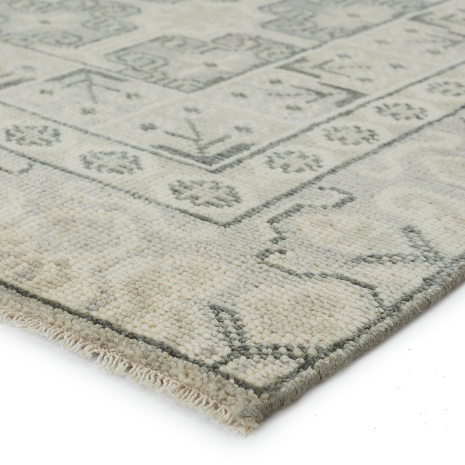 Skalkota V Area Rug - 8'6" X 11'6" - Ivory/Green