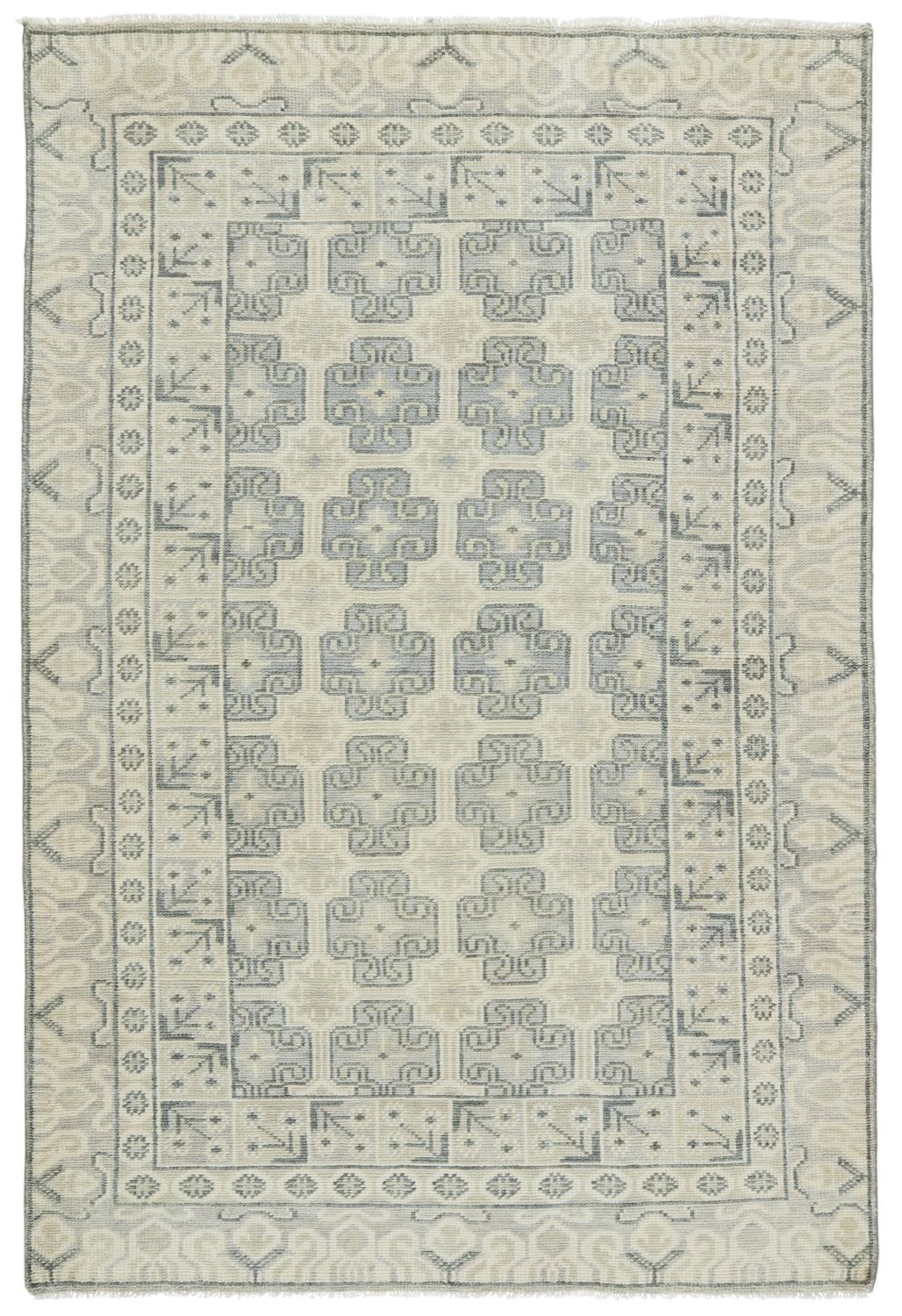 Skalkota V Area Rug - 8'6" X 11'6" - Ivory/Green