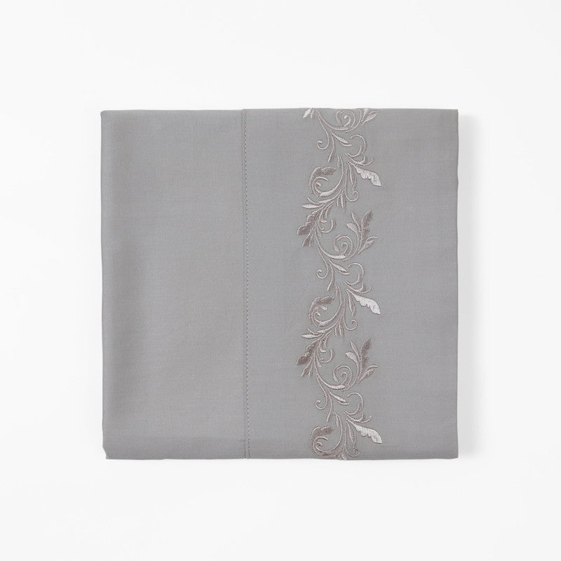 Orono 4 Pc. Queen Embroidered Sheet Set - Grey