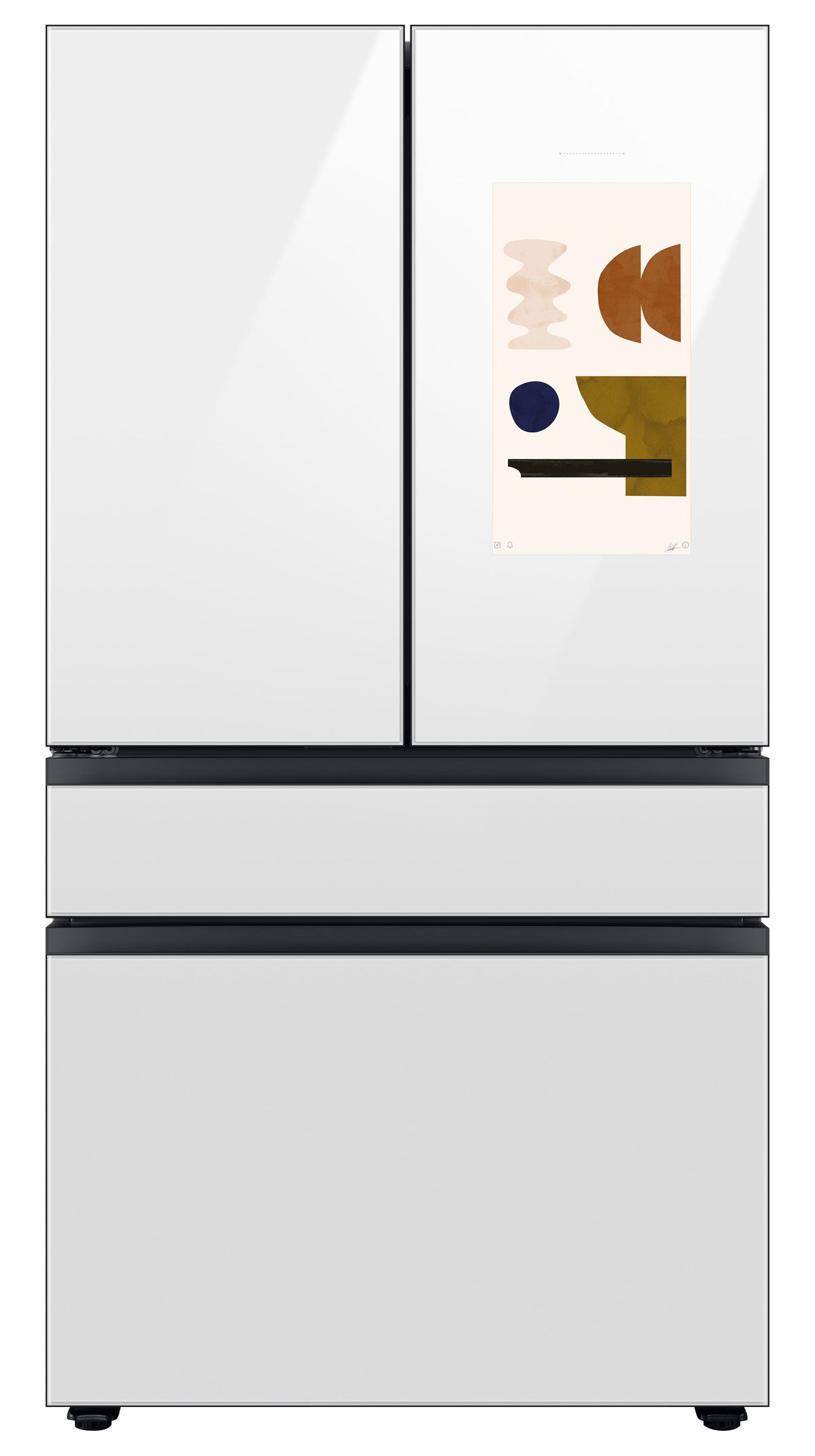 Samsung BESPOKE 36" 4-Door Counter-Depth Refrigerator with Beverage Center and Family Hub (Without Panels) (22.5 cu.ft.) - RF23BB8900AWAC