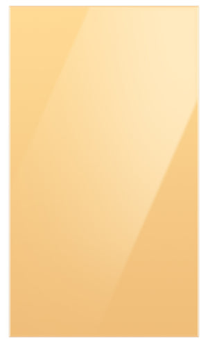 Samsung BESPOKE Sunrise Yellow Glass Custom Bottom Panel for 36" 4-Door Flex Refrigerator - RA-F18DBBC0/AA