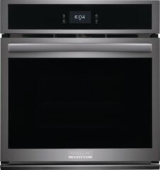 Frigidaire Gallery Smudge-Proof Black Stainless Steel 27" Single Wall Oven with Total Convection and Air Fry (3.8 Cu.Ft) - GCWS2767AD