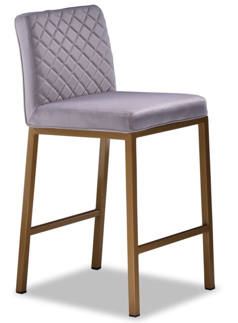 Cambridge velvet counter stool top