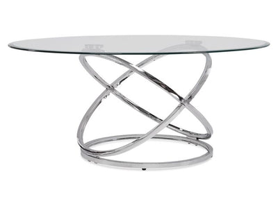 Axis 48" Coffee Table - Chrome