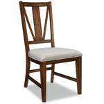Bay Creek Dining Chair - Toasted Nutmeg, Fog Fabric