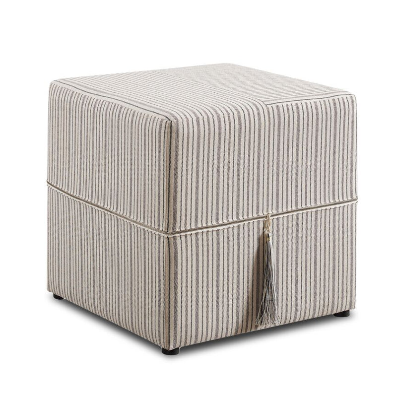 Beatrice Ottoman Multi Stripe Leon s