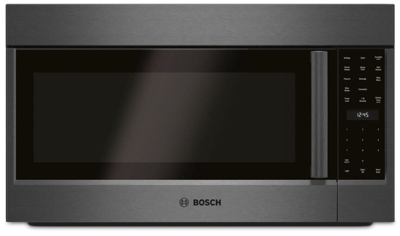 Bosch black deals stainless microwave