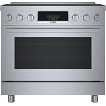 Bosch Stainless Steel 36" Industrial-Style Electric Induction Range (3.7 cu. ft.) - HIS8655C