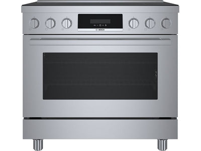 Bosch Stainless Steel 36" Industrial-Style Electric Induction Range (3.7 cu. ft.) - HIS8655C