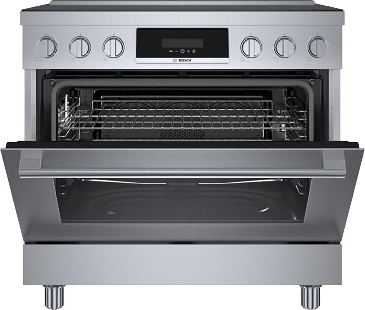 Bosch Stainless Steel 36" Industrial-Style Electric Induction Range (3.7 cu. ft.) - HIS8655C