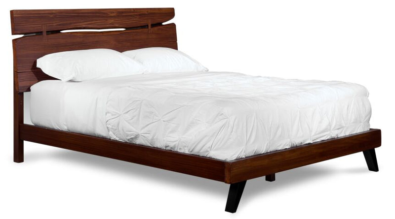 Camila 3 Piece King Bed Rustic Brown Leon s
