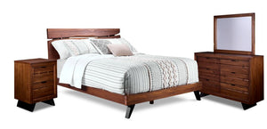 Camila 6-Piece King Bedroom Package - Rustic Brown