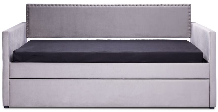 Carver Daybed with Trundle - Grey