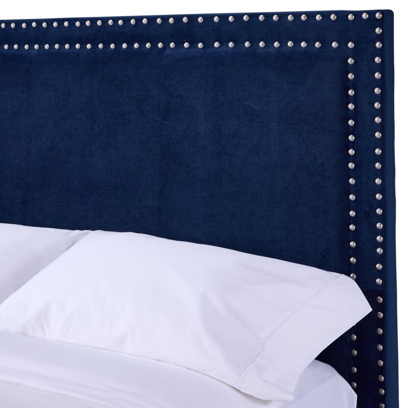 Chloe King Headboard - Navy