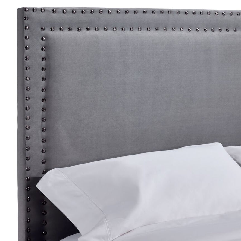 Chloe Queen Headboard Grey Leon's