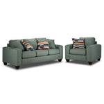 Cindy Sofa and Chair Set-Jade