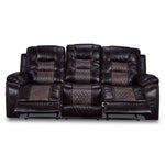 Commodore Reclining Sofa- Brown