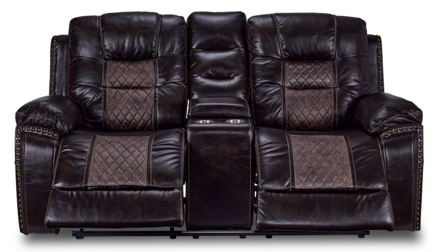 Commodore Reclining Loveseat- Brown