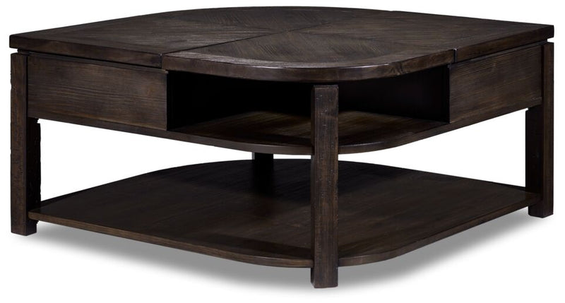 Diamond Lift Top Coffee Table Walnut Leon s