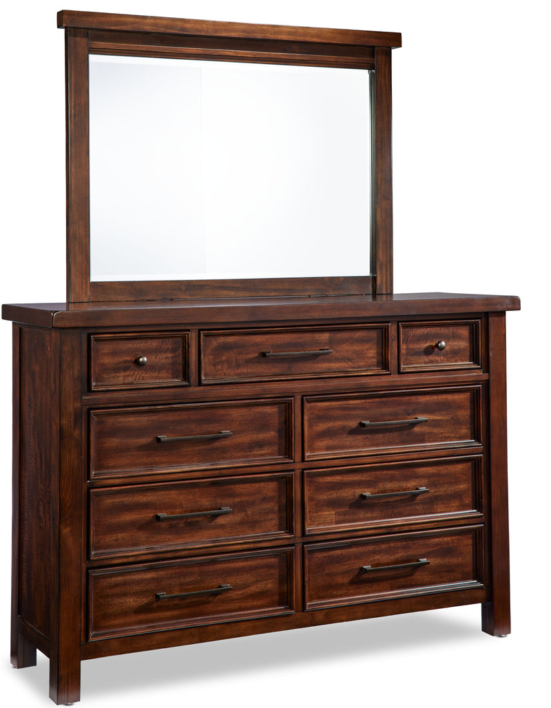 Eden 9 Drawer Dresser - Dark Brown | Leon's