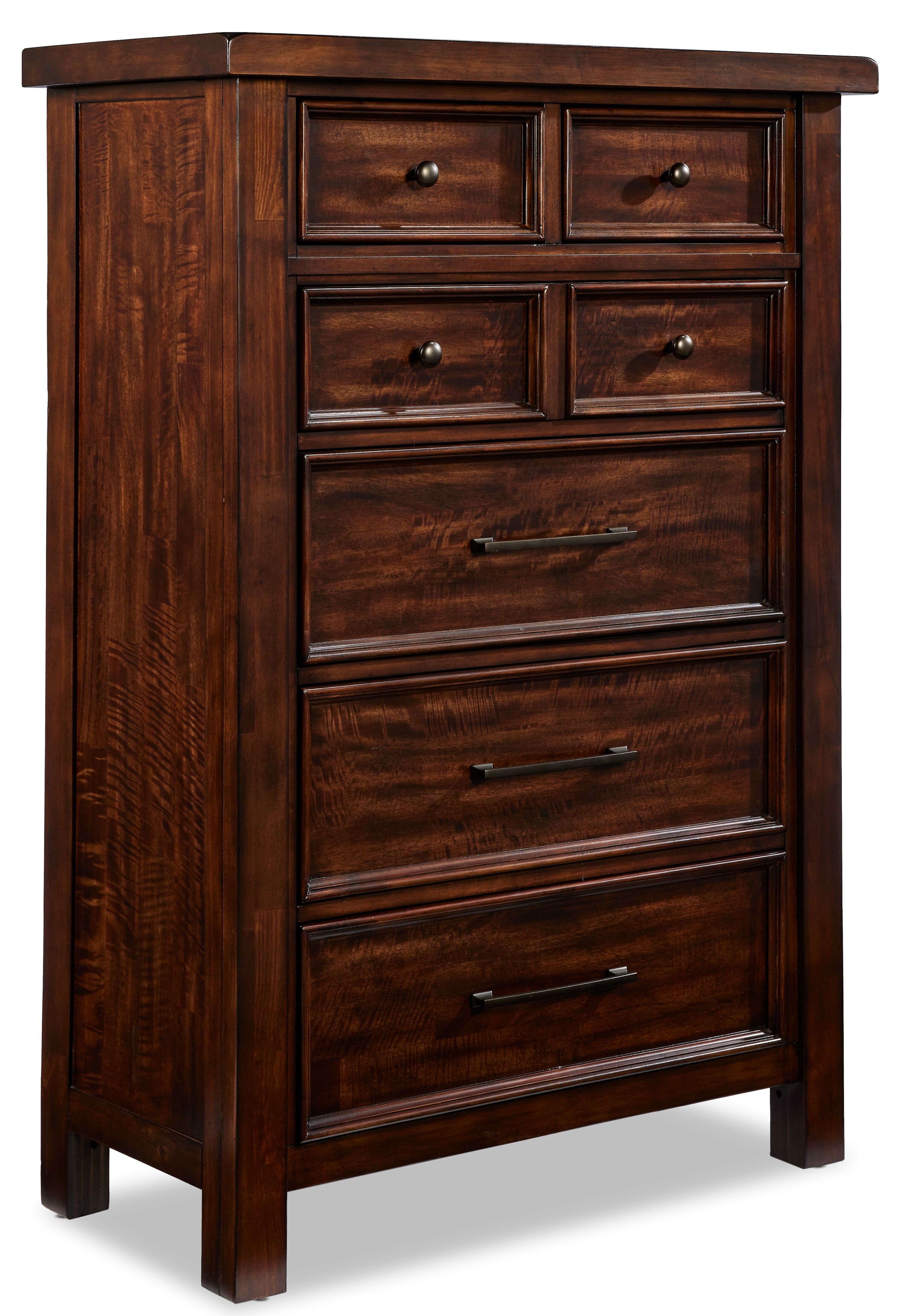 Eden 7-Drawer Chest- Dark Brown
