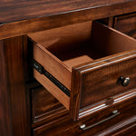 Eden 6 Drawer Chest- Dark Brown