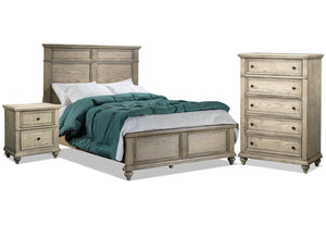 Emma 5-Piece Queen Bedroom Package - Oak