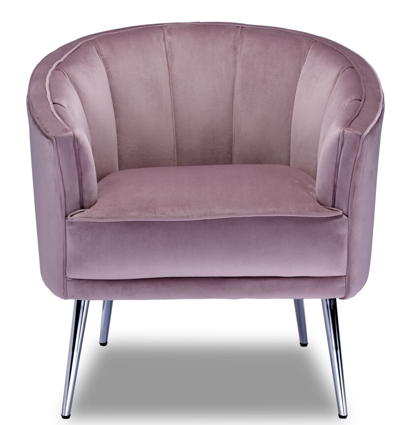 Emory Accent Chair-Pink